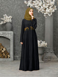 Abaya Amber Black