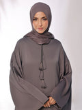 Flowing Grace Rose - Taupe Abaya
