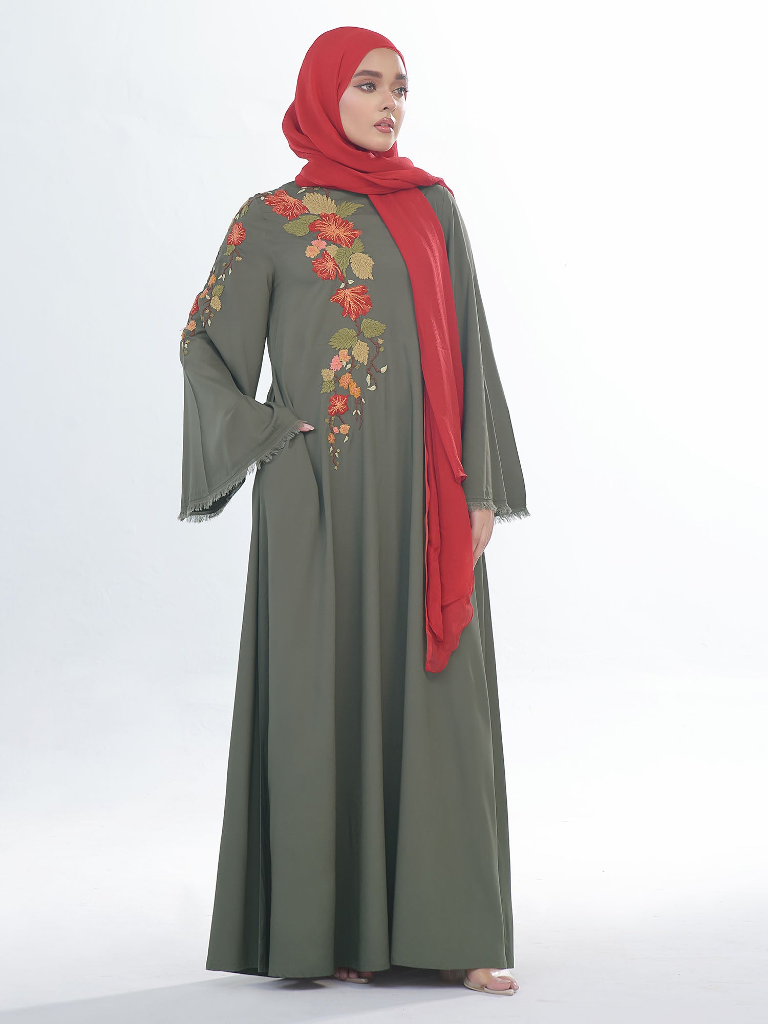 Autumn Whispers Abaya