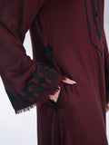 Geometrical Garnet Abaya