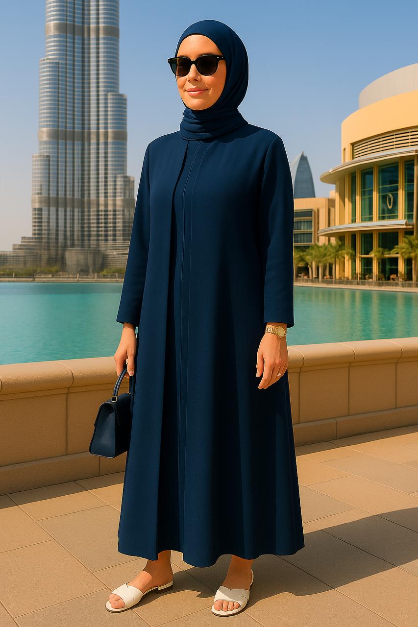 Alexandra Navy Kimono