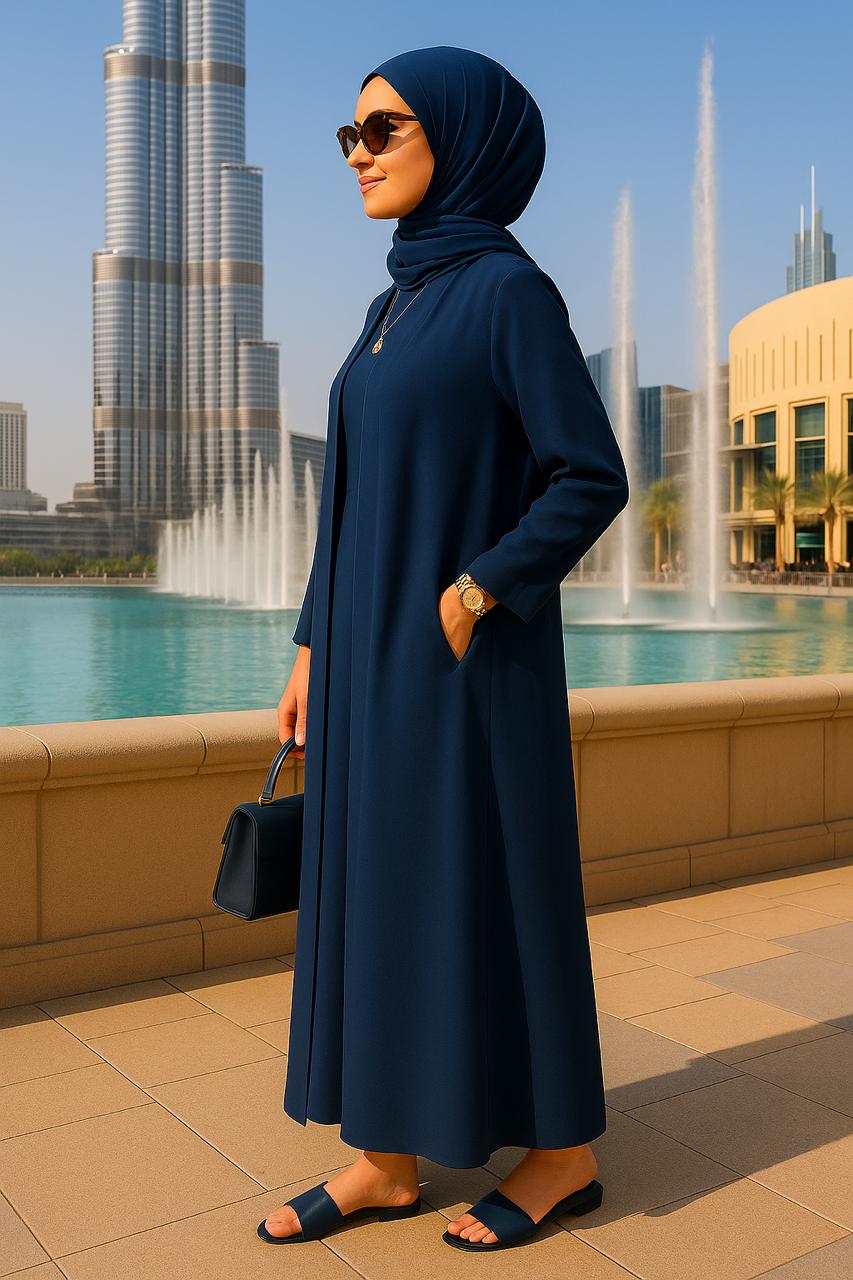 Alexandra Navy Kimono