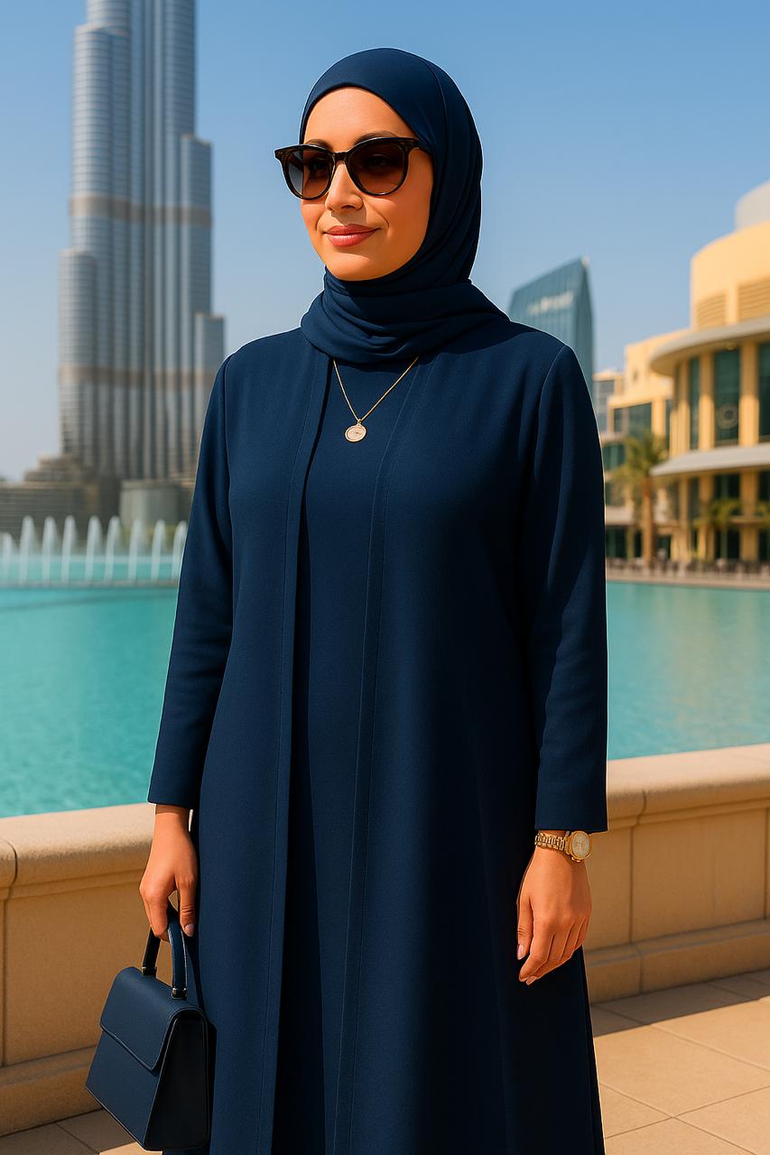 Alexandra Navy Kimono