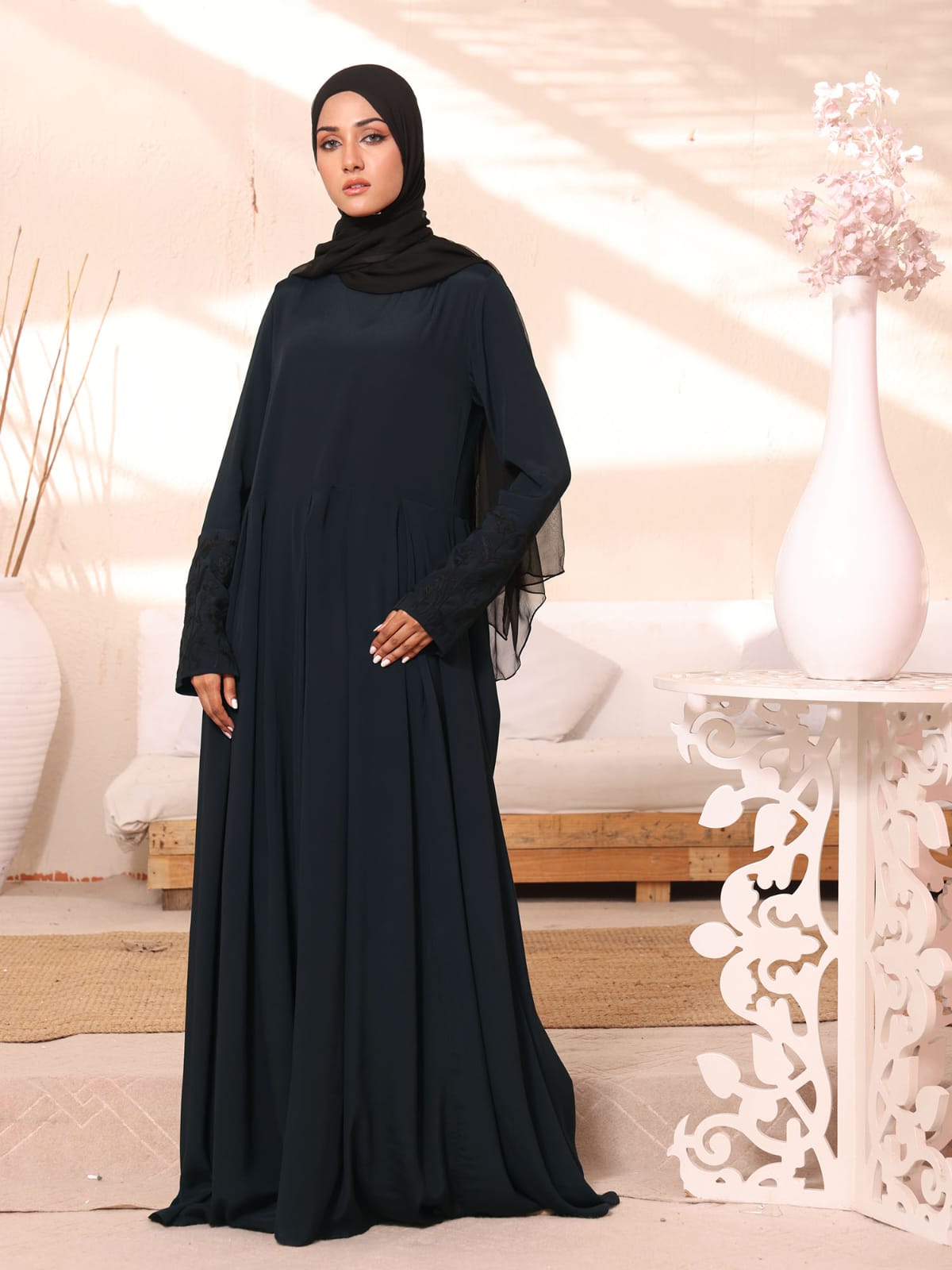 Marwa Black Abaya