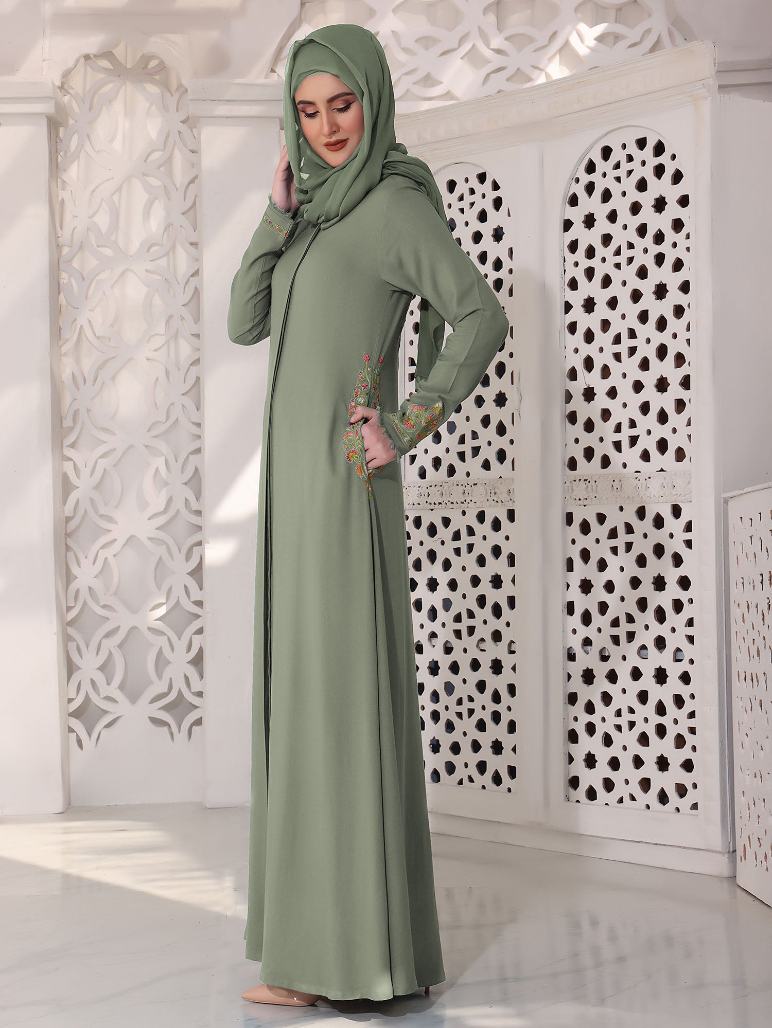 Aventurine Abaya