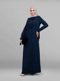 Tuck up-Navy Abaya