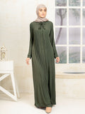 Abaya Tuck up-Olive