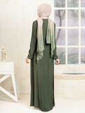 Abaya Tuck up-Olive