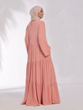 Abaya Slant & Style Peach Pink