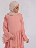 Abaya Slant & Style Peach Pink