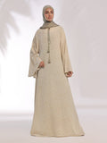 Flowing Grace - Printed Abaya