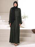 Midnight Shimmer Abaya