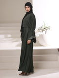 Midnight Shimmer Abaya
