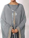 Blossom Sleeves Grey Kimono