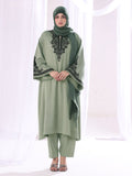 Olive Filigree Co-Ord Set