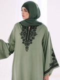 Olive Filigree Co-Ord Set