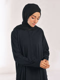 Abaya Safa Black Poly