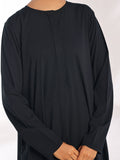 Abaya Safa Black Poly