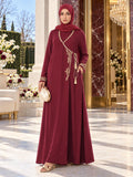 Golden Leaves Abaya