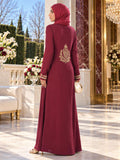 Golden Leaves Abaya