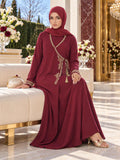 Golden Leaves Abaya