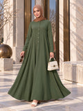 Chalcedony Olive Abaya