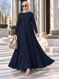 Chalcedony Navy Abaya