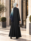 Flary Black Abaya