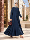 Flary Navy Abaya