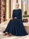 Flary Navy Abaya