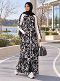 Active Blooms Abaya