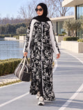 Active Blooms Abaya