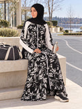 Active Blooms Abaya
