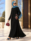 Badamwari Bagh Black Abaya