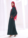Crimson Najma Tatreez Abaya