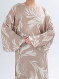 Espresso Bloom - Printed Abaya