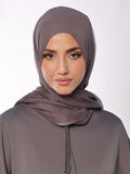 Flowing Grace-Rose Taupe Silk Chiffon Scarves