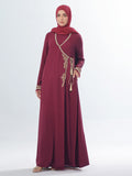 Golden Leaves Abaya