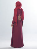 Golden Leaves Abaya