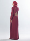 Golden Leaves Abaya