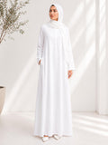 Noor-e-Safa White Abaya