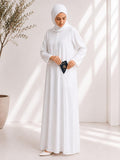 Noor-e-Safa White Abaya