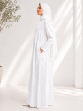 Noor-e-Safa White Abaya