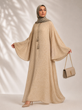 Flowing Grace - Printed Abaya