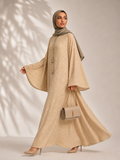 Flowing Grace - Printed Abaya