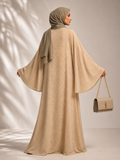 Flowing Grace - Printed Abaya