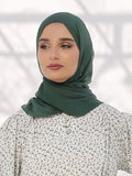 Jade Garden Silk Chiffon Scarves