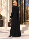 Military Black Abaya