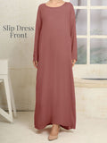 Slip Dress-Mahogany