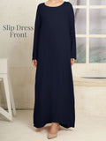 Slip Dress-Navy